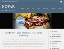 Tablet Screenshot of novarbar.com